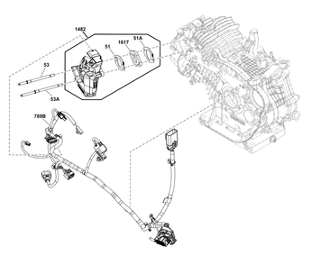 Part Location Diagram of 84008319 Murray BODY, THROTTLE